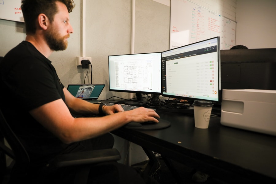 VW Builder uses Buildxact to create a customer estimate