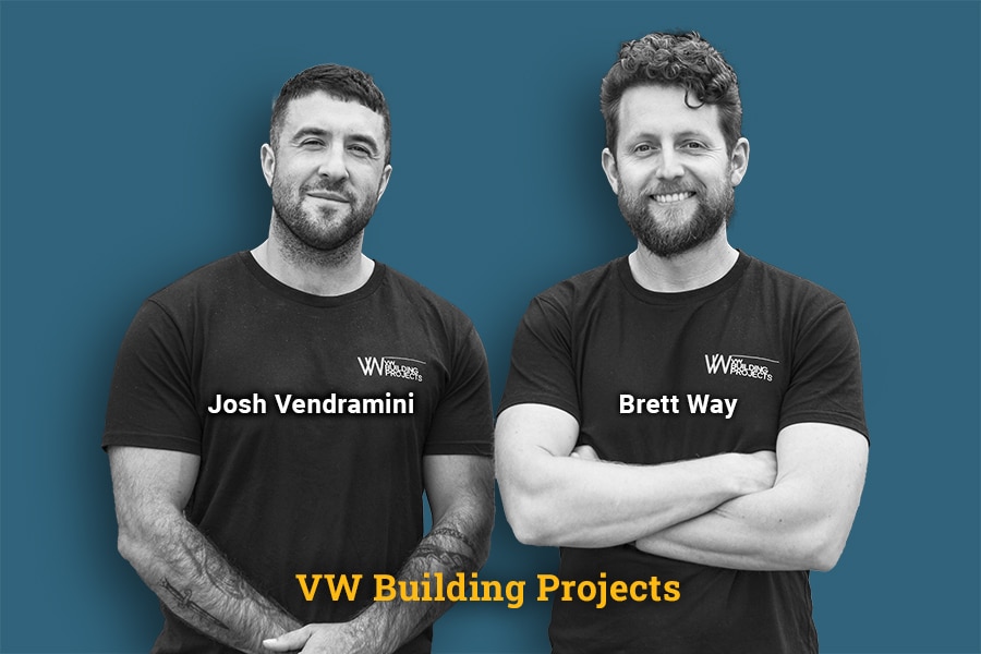 A thumbnail image of the founders of VW Building Projects