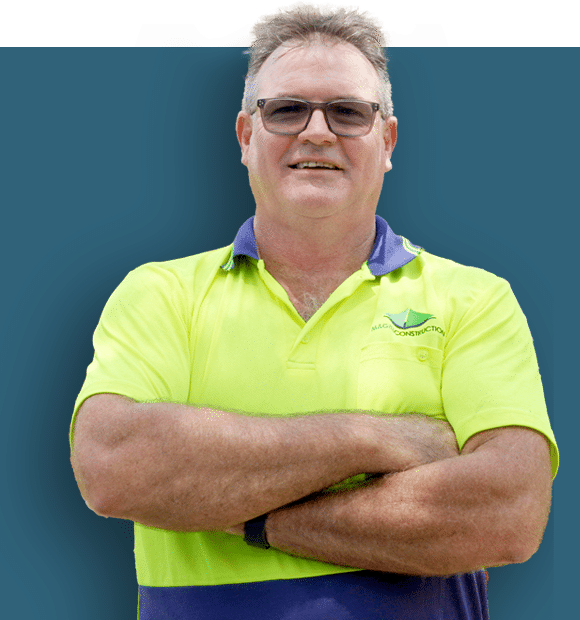 static mid-body image of Buildxact customer and builder Pat Magill