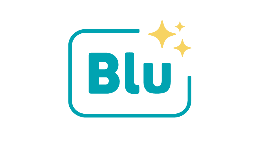 The logo for the Blu Building Assistant from Buildxact